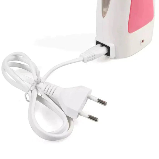 DEPILATORY QUICK 3-IN-1 WAX HEATER KIT WITH EPILATOR, ROLL-ON DESIGN, AND CARTRIDGE HEATER - INCLUDES WAX REFILL, STRIPS; IDEAL FOR QUICK AND EASY HAIR REMOVAL ON SKIN, UNDERARMS, AND FACE.